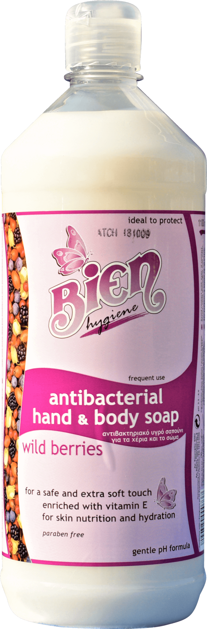 Antibacterial Hand & Body Soap | Wild Berries 1.1L