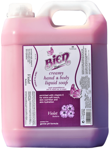 Creamy Hand & Body Liquid Soap | Violet 4L