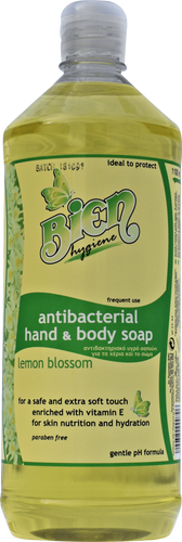 Antibacterial Hand & Body Soap | Lemon Blossom 1.1L