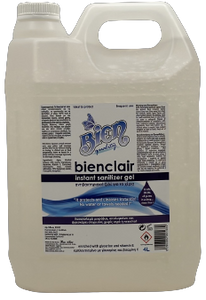 Bienclair Instant Sanitizer Gel 70% Alcohol (Ethanol) | 4L