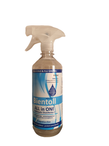 Bientoll All in One Antiseptic Disinfectant for Surfaces - Fragrance Free 550ml