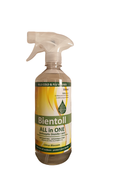 Bientoll All in One Antiseptic Disinfectant for Surfaces - Citrus Blossom 550ml