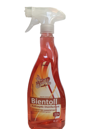 Bientoll Spray and Wipe - Classic 750ml (foam and stream pump)