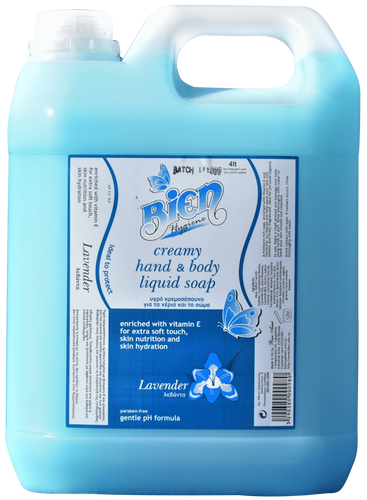 Creamy Hand & Body Liquid Soap | Lavender 4L
