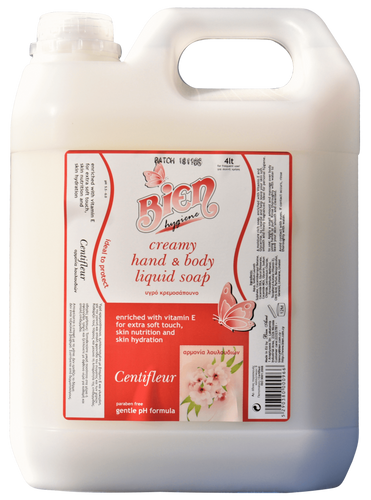 Creamy Hand & Body Liquid Soap | Centifleur 4L