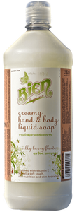 Creamy Hand & Body Liquid Soap | Silky Berry Flower 1.1L