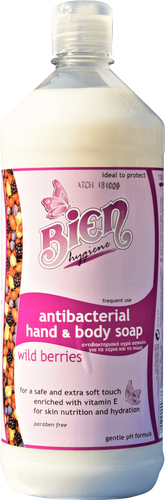 Antibacterial Hand & Body Soap | Wild Berries 1.1L