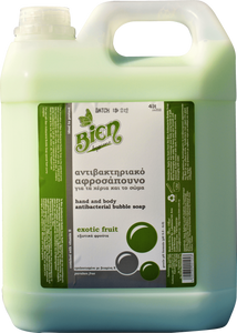 Hand & Body Antibacterial Bubble Soap | Exotic Fruit 4L