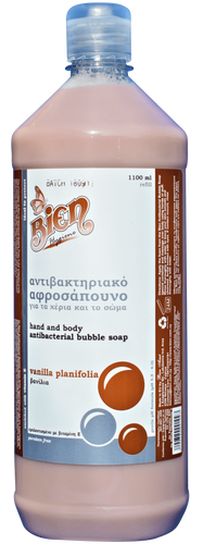 Hand & Body Antibacterial Bubble Soap | Vanilla Planifolia 1.1L