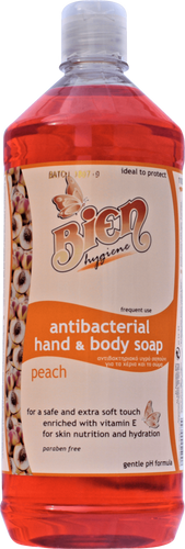 Antibacterial Hand & Body Soap | Peach 1.1L