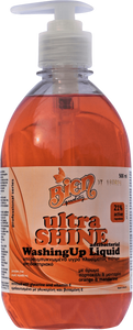 Antibacterial UltraShine Washing-Up Liquid | Orange & Mandarine 0.5L