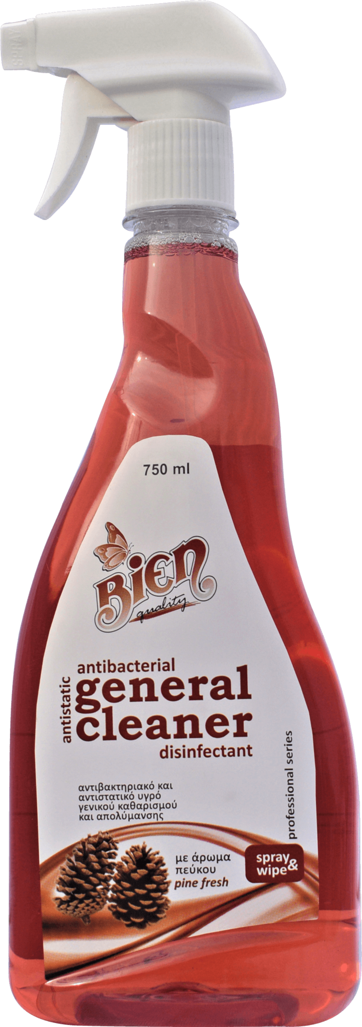 Antibacterial Antistatic General Cleaner | Pine Fresh 0.75L