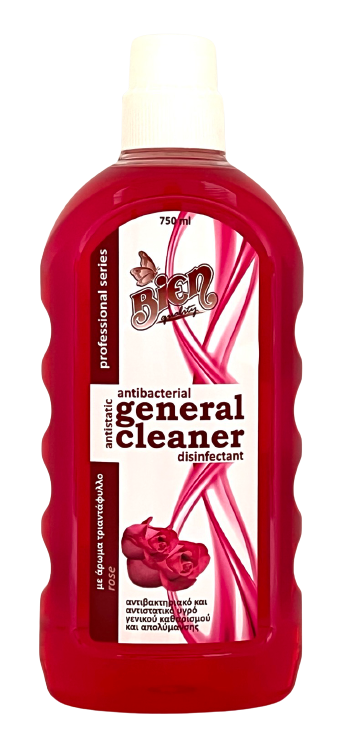 Antibacterial Antistatic General Cleaner - Concentrated | Rose 0.75L