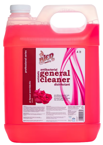Antibacterial Antistatic General Cleaner - Concentrated | Rose 4L